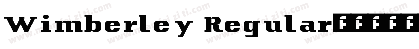 Wimberley Regular字体转换